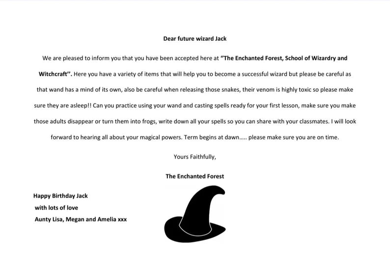 personalised wizard box